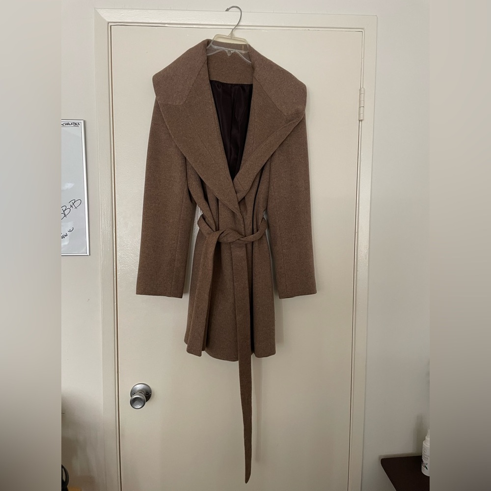 Calvin Klein Wool size 12 wrap coat